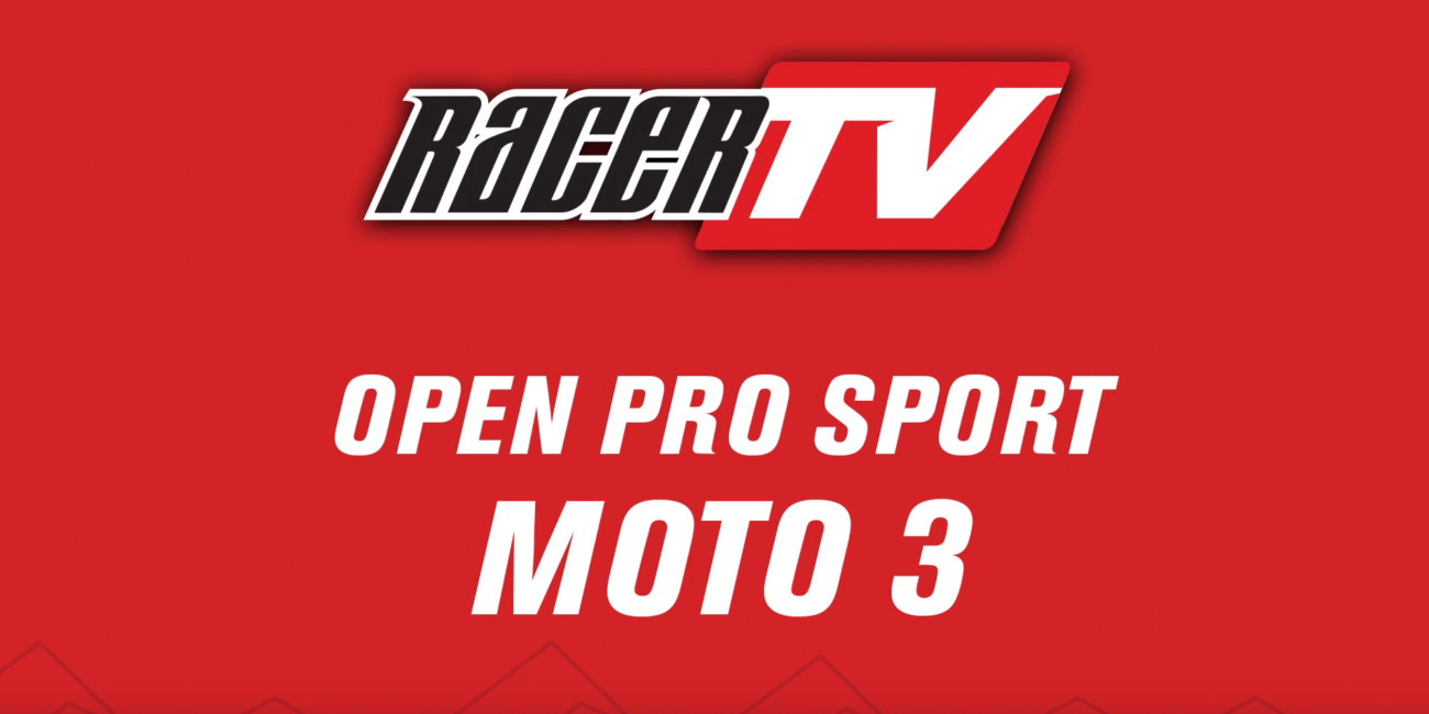 Open Pro Sport - Moto 3