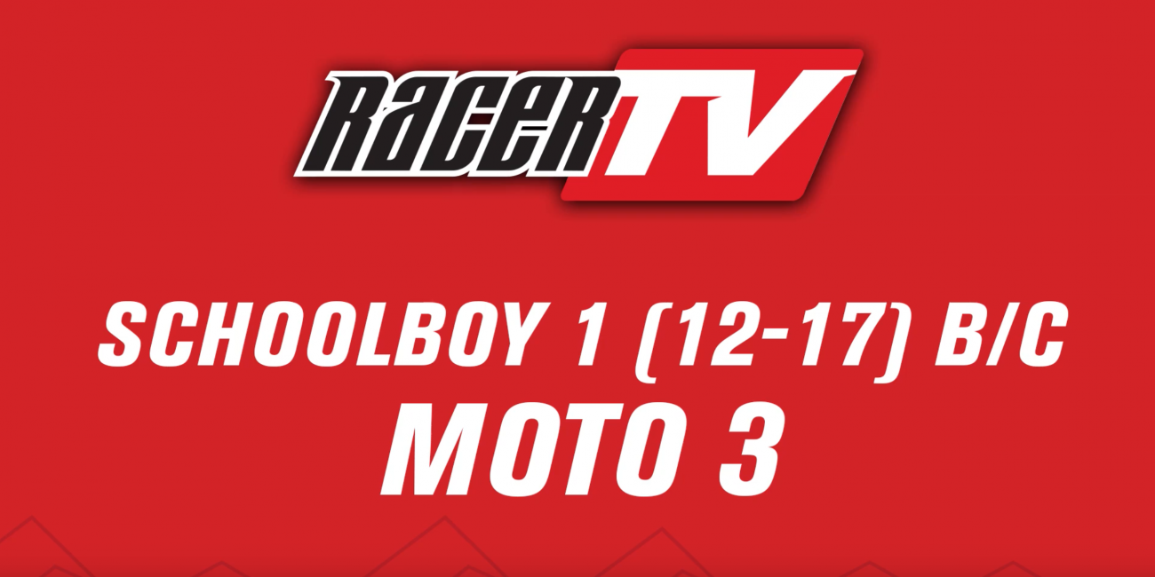 Schoolboy 1 (12-17) B/C - Moto 3